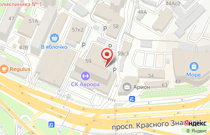 Магазин цифровой и бытовой техники DNS в Ленинском районе на карте