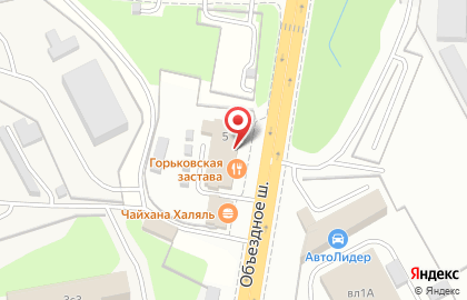 Ресторан Горьковская застава на карте