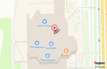 Гипермаркет Модная Семья на Октябрьском проспекте на карте