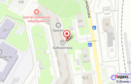 Библиотека Эврика на карте