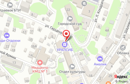 Наркологическая клиника Детокс на улице Герцена на карте