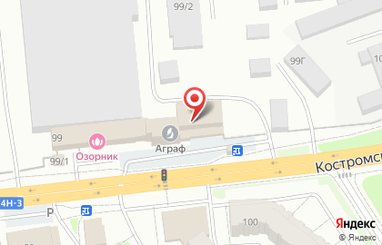 Аптека Антей на Костромской улице на карте