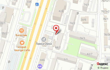 Адвокатский кабинет Кузнецова С.В. на улице Доваторцев на карте