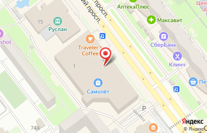 Салон мужской одежды Сударь на Ульяновском проспекте на карте
