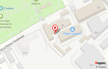 Продуктовый магазин на улице Чапаева на карте