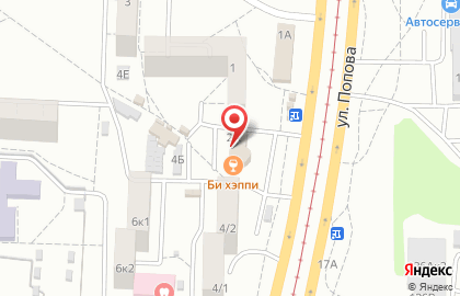 Avon на улице Попова на карте