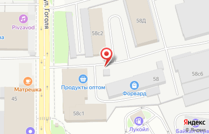 Продуктовый магазин в Вологде на карте