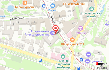Магазин Позитив на стене на карте