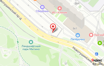 Компания Московский паркинг в Новотушинском проезде на карте