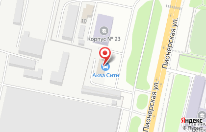 Автомойка Аква Сити в Октябрьском районе на карте