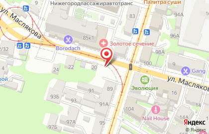 Указатель системы городского ориентирования №5640 по ул.Ильинская, д.89 р на карте