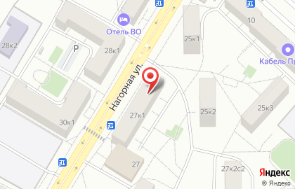 Медицинская компания Инвитро на метро Нагорная на карте