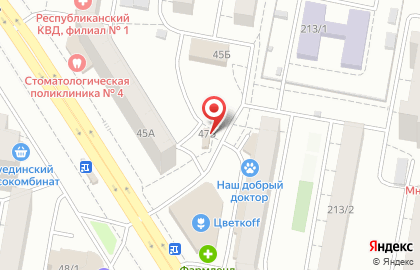 Продовольственный магазин Лукошко+ в Октябрьском районе на карте