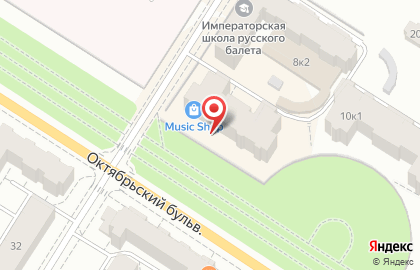 Барьер-Санкт-Петербург на Октябрьском бульваре на карте