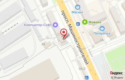 Федеральное агентство по защите должников Чистый Лист на проспекте Машиностроителей на карте