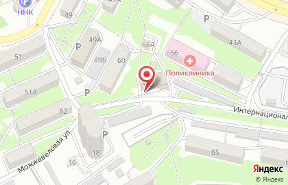 Прокуратура Первомайского района на Интернациональной улице на карте