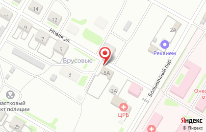 Продуктовый магазин Брусовой на карте