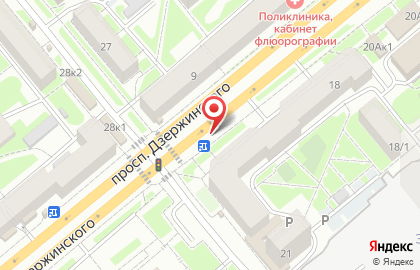 Мясная лавка на проспекте Дзержинского, 18а на карте