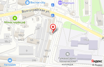 Мико на Волгоградской улице на карте