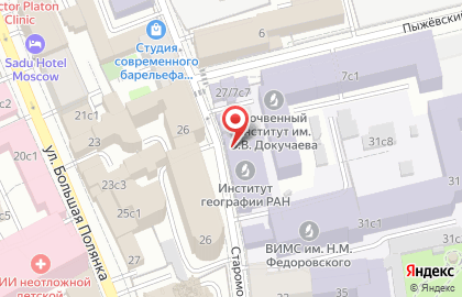 Известия РАН. Серия географическая на карте