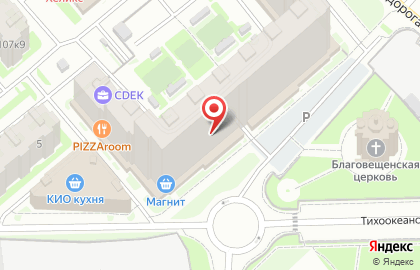Копицентр ФениксПринт на Тихоокеанской улице на карте