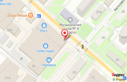 Телекоммуникационная компания МТС на Автозаводской улице, 23 на карте