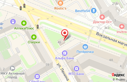 Ресторан быстрого питания Гриль №1 на Площади Гарина-Михайловского на карте