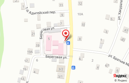 Продуктовый мини-маркет Продуктовый мини-маркет на Адыгейской улице на карте
