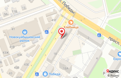 Микрофинансовая компания Деньга в Новокуйбышевске на карте