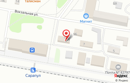 Автошкола Клаксон на Вокзальной улице на карте