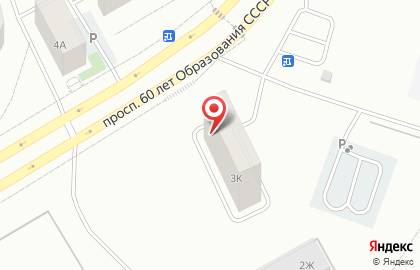 Автостоянка в Красноярске на карте