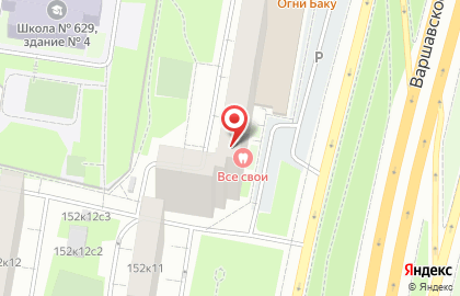 Стоматология Все свои! в Москве на карте