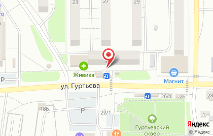 Магазин ПивоМан на улице Гуртьева, 25 на карте