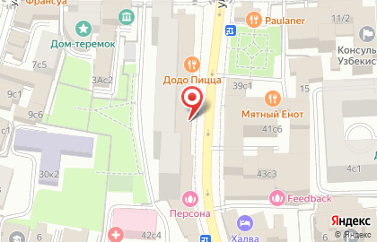Шаурмист на метро Полянка на карте