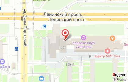 Продуктовый магазин Белорусский дворик на Ленинском проспекте на карте