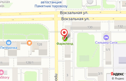 Аптека Фармленд на проспекте Ленина, 1 на карте