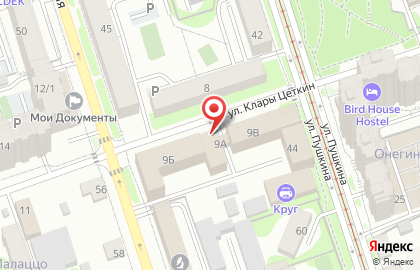 Круг, ООО на улице Клары Цеткин на карте