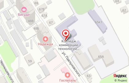 Колледж коммерции, технологии и сервиса Курского государственного университета на карте