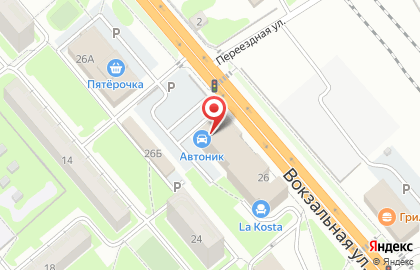Компания интернет-проектов E2e4 на Вокзальной улице на карте