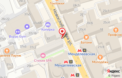 Кафе-кулинария КулинариУм на Новослободской улице на карте