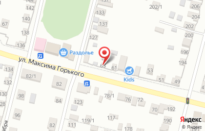 Медицинский центр Инвитро улице М.Горького на карте