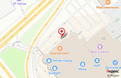 Ресторан быстрого питания Sbarro на улице Партизана Железняка на карте