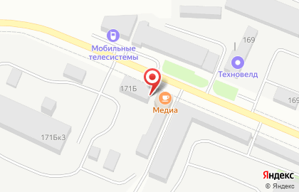 Оптово-розничный склад продуктов питания Южный на карте