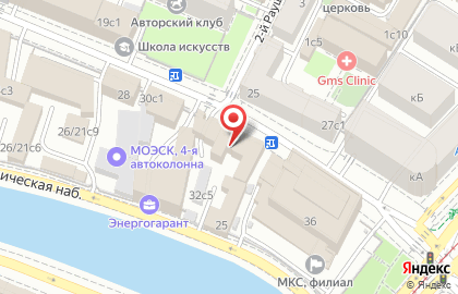 Национальная Наркологическая Служба на Садовнической улице на карте