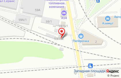 Продовольственный магазин на площади Карла Маркса на карте