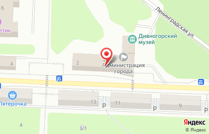 Управление пенсионного фонда РФ в г. Дивногорске на карте