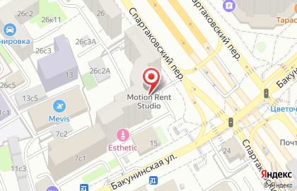 Туристическая компания Селена-тур на Бакунинской улице на карте