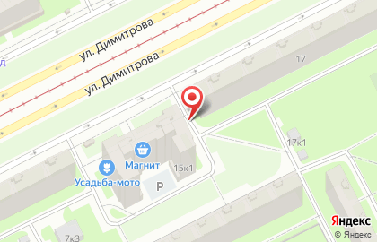 Киоск по продаже фруктов и овощей в Фрунзенском районе на карте