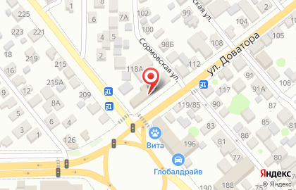 Банкомат, Юго-Западный банк Сбербанка России, ОАО, Ростовское отделение №5221 на улице Доватора на карте