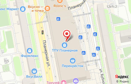 Удиви на метро Планерная на карте
